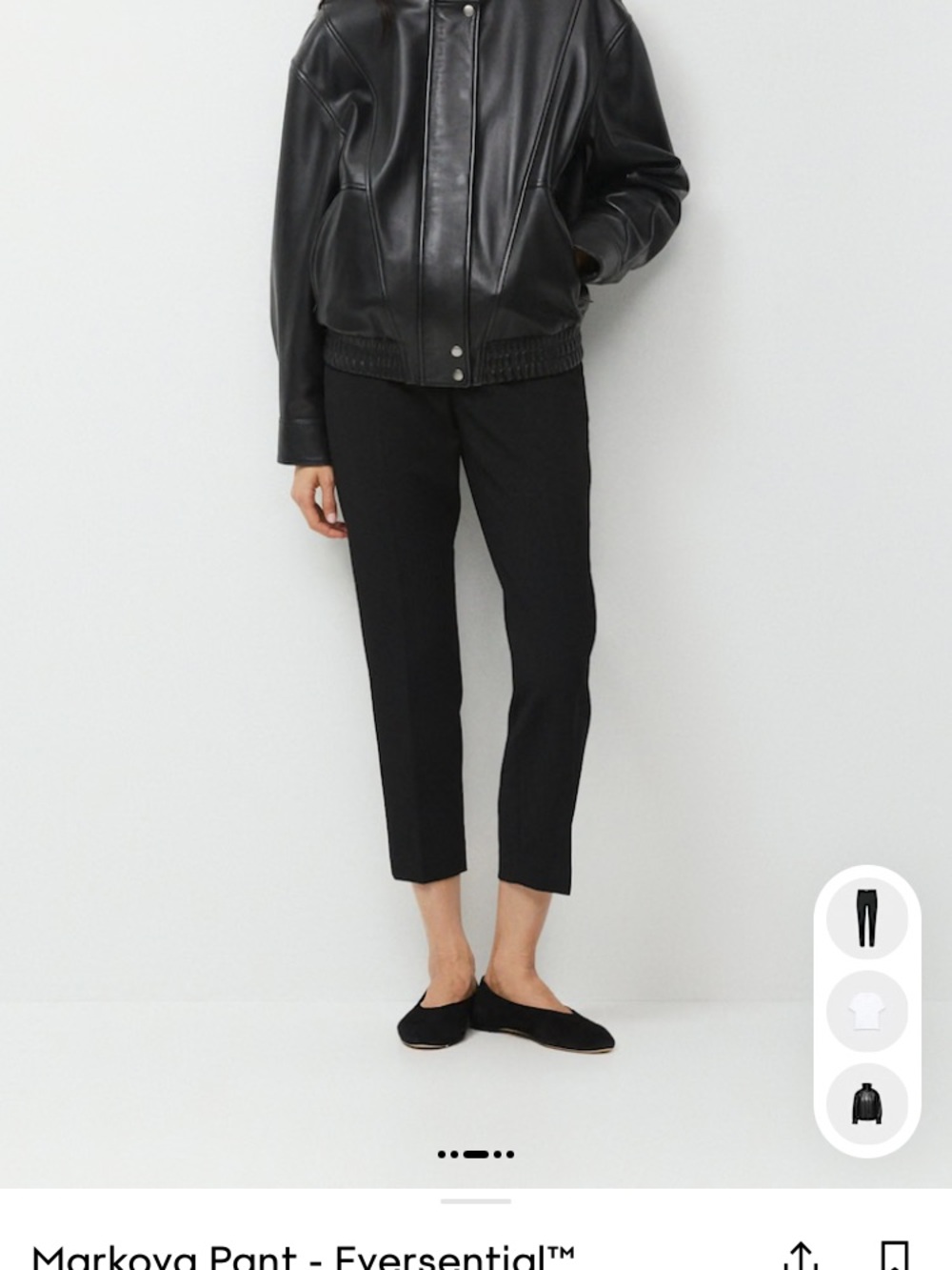 Aritzia Markova Pants - Size 6 - Black